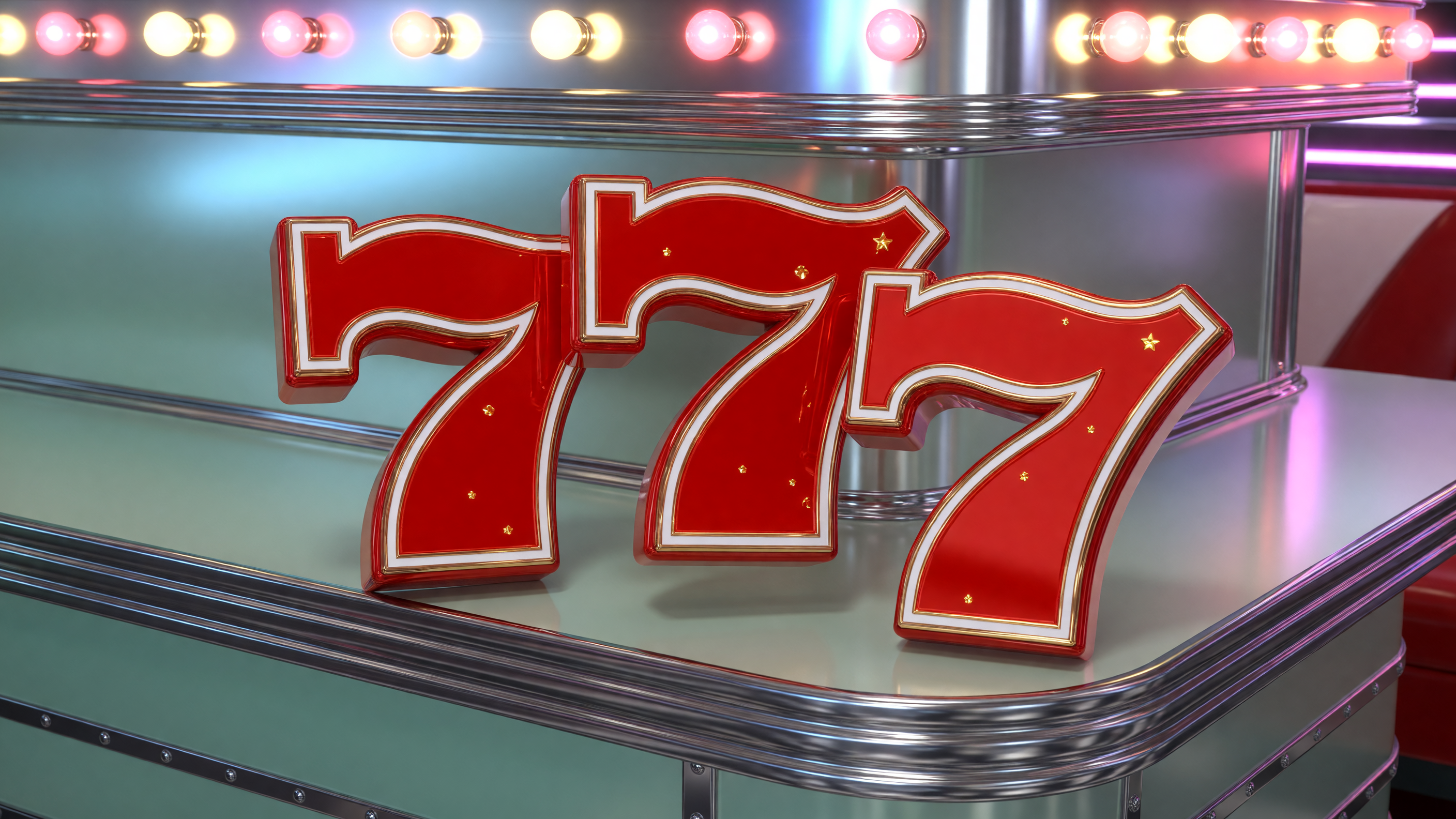 Vegas Sevens Classic — Classic Vegas Sevens themed lake-social slot
