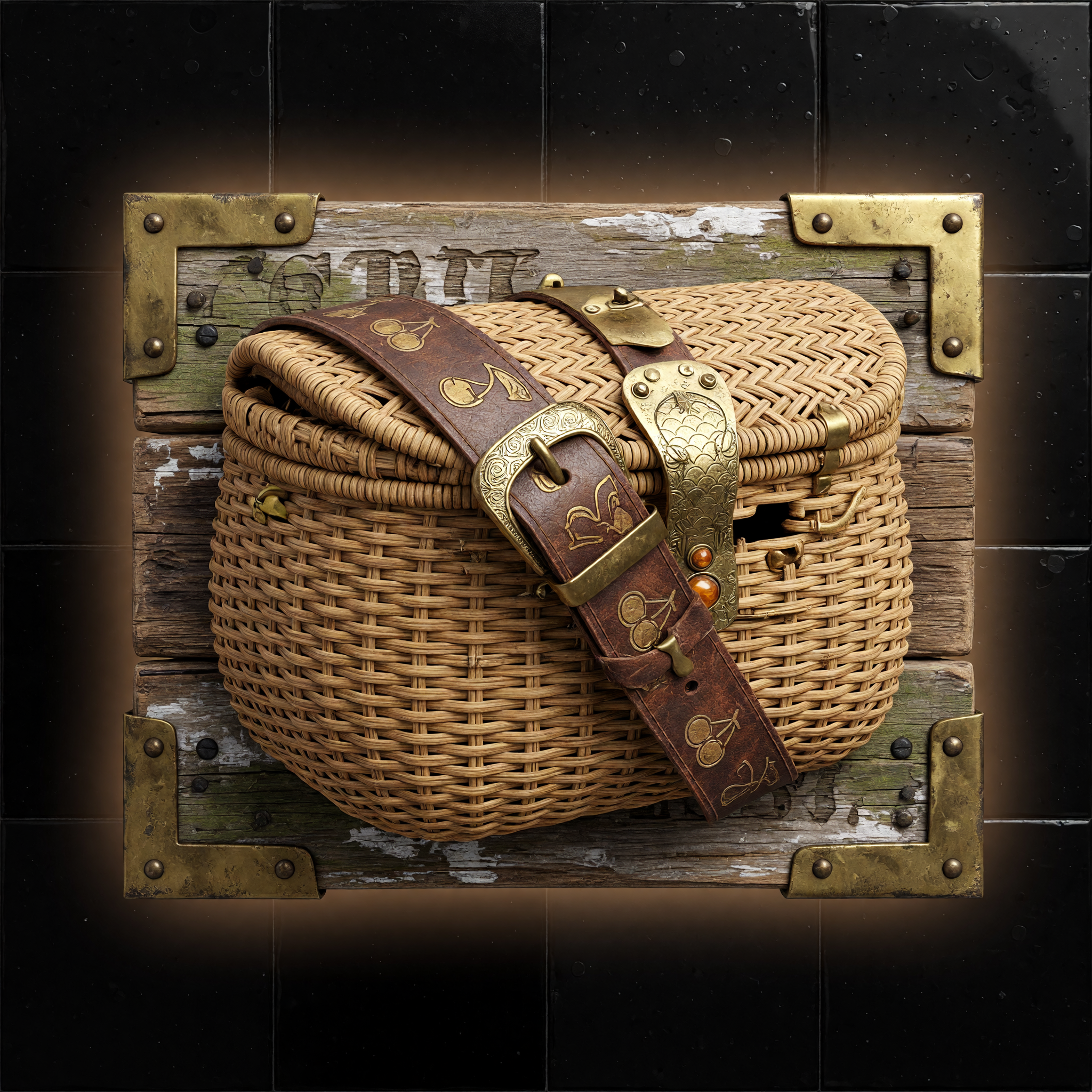 Wicker Creel Basket symbol