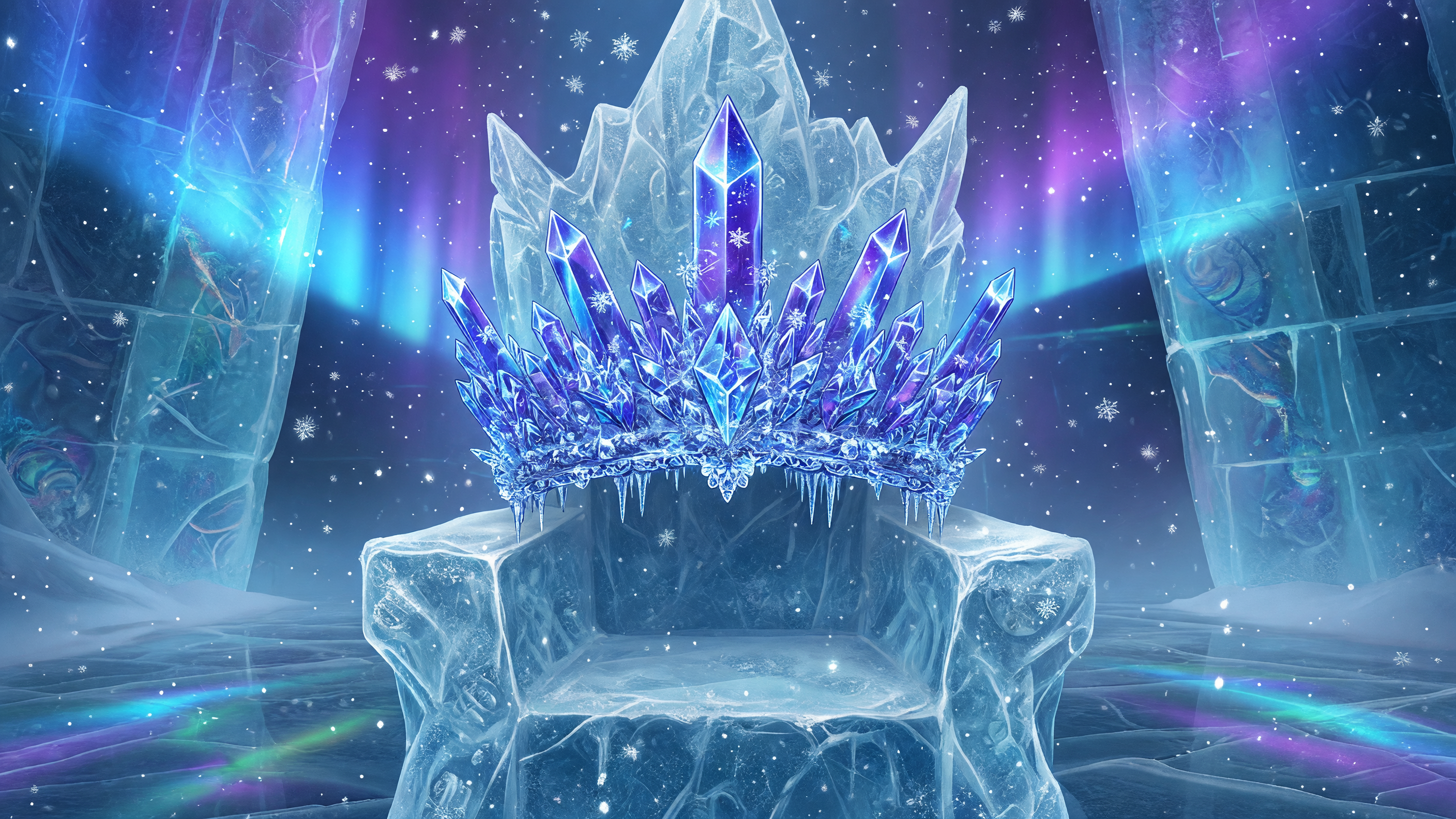 Frozen Crown Palace — Ice Queen Palace themed lake-social slot