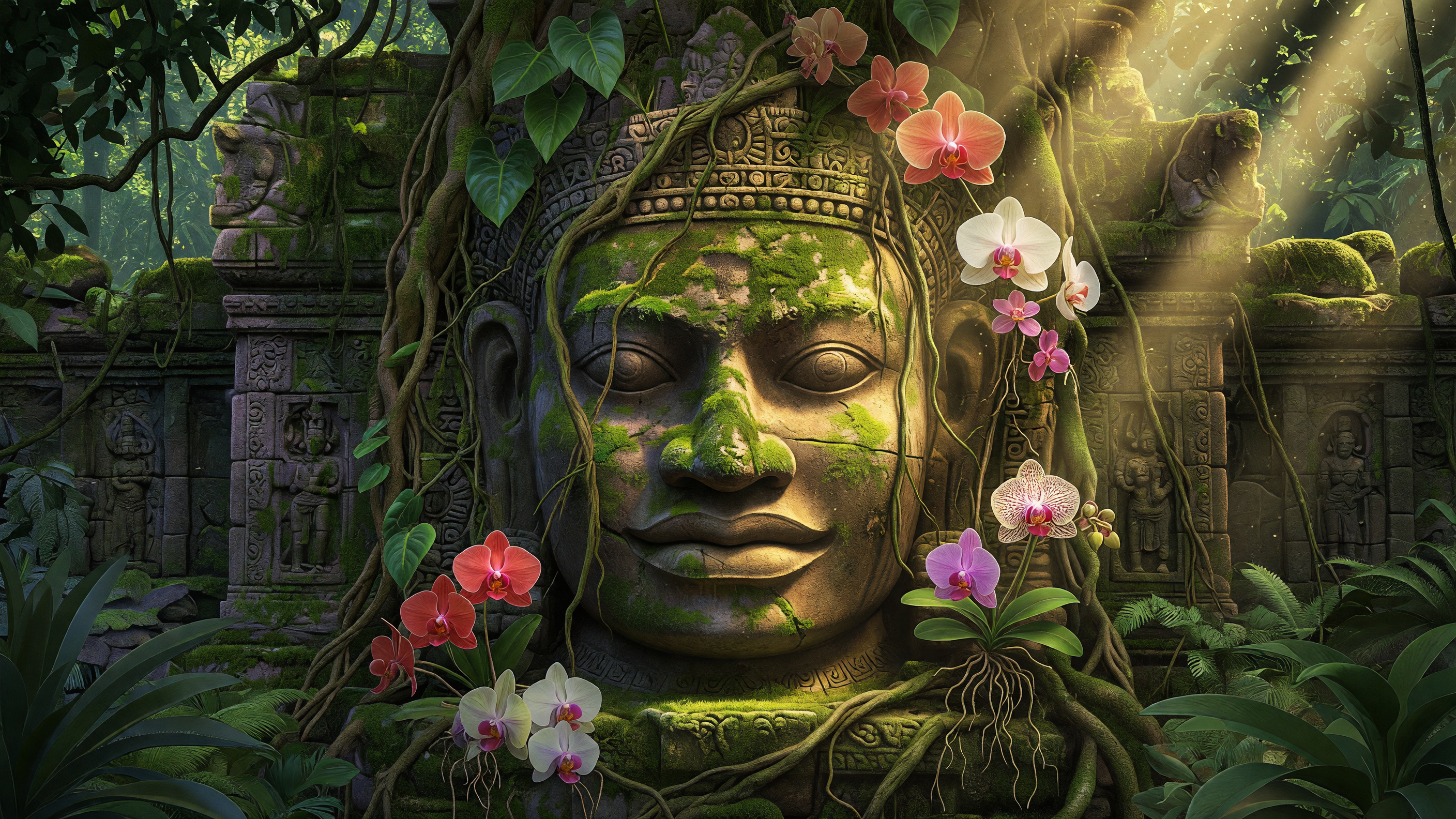 Idol Of The Lost Grove — Jungle Temple Idol themed lake-social slot