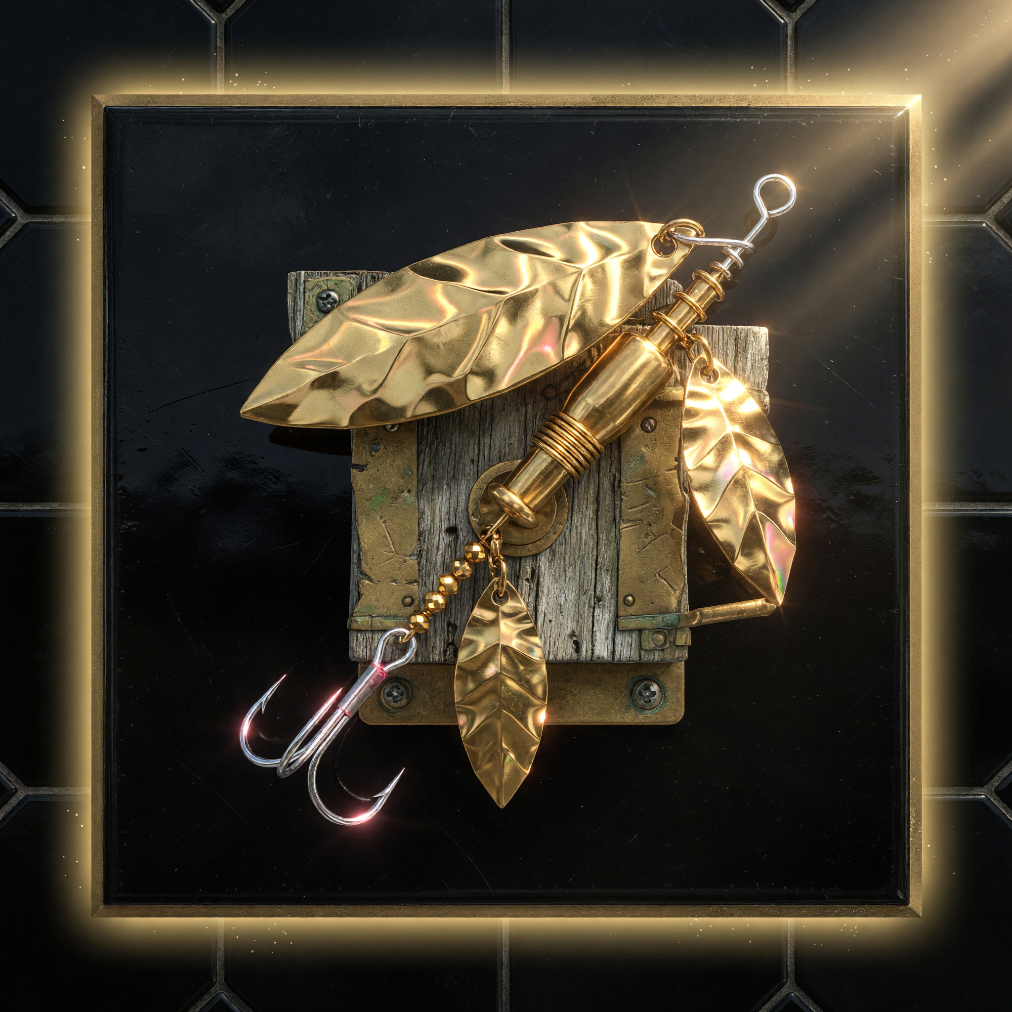 Golden Spinner Lure symbol
