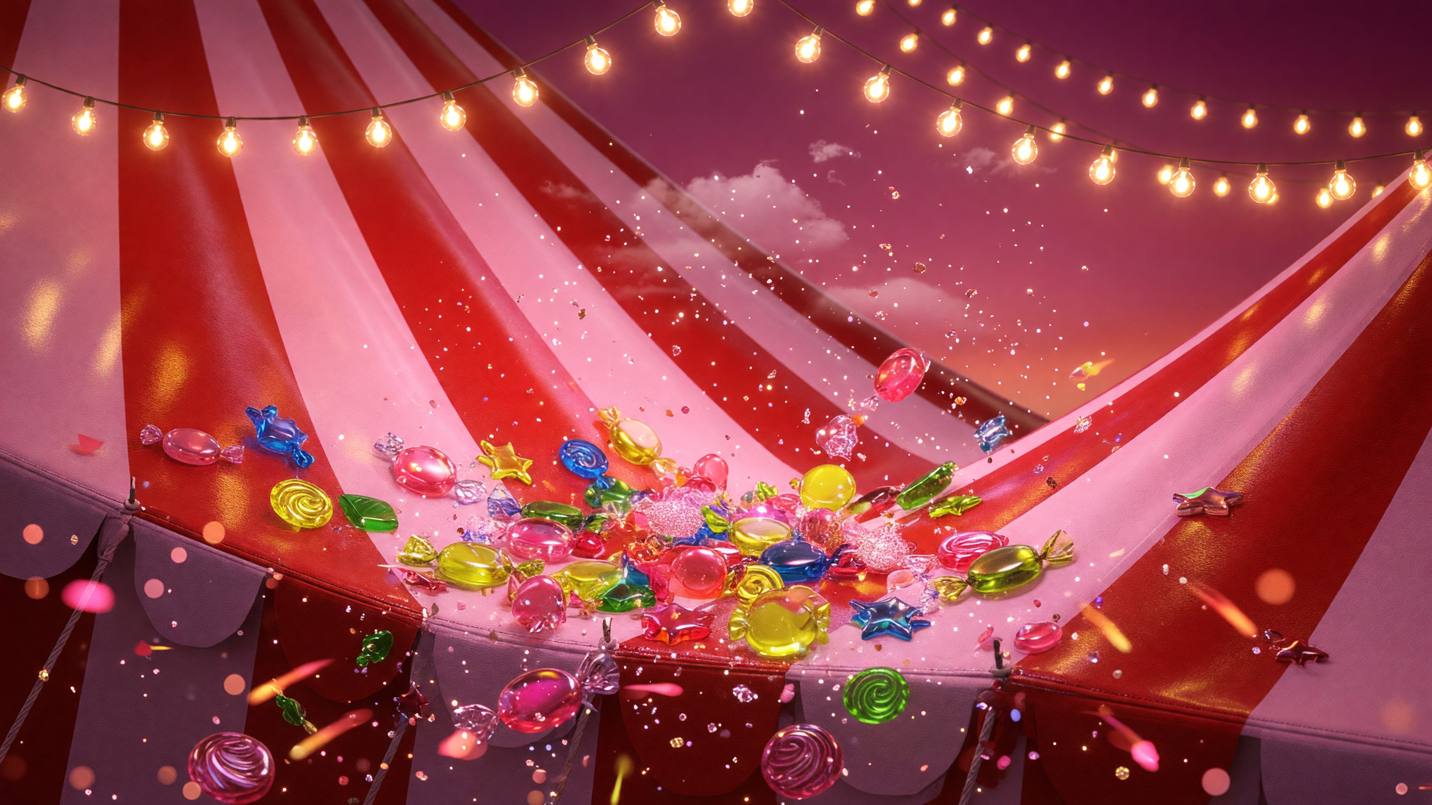 Candy Carnival Rush — Candy Carnival themed lake-social slot