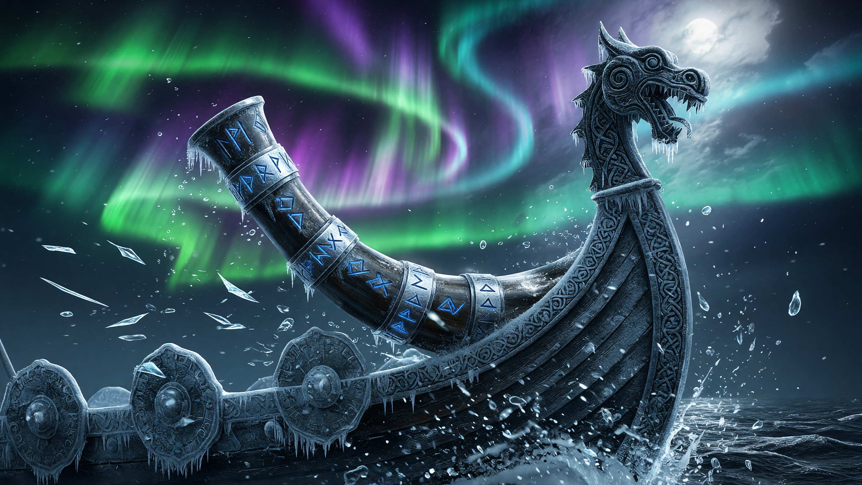 Ragnarok's Last Horn — Norse Ragnarok themed lake-social slot