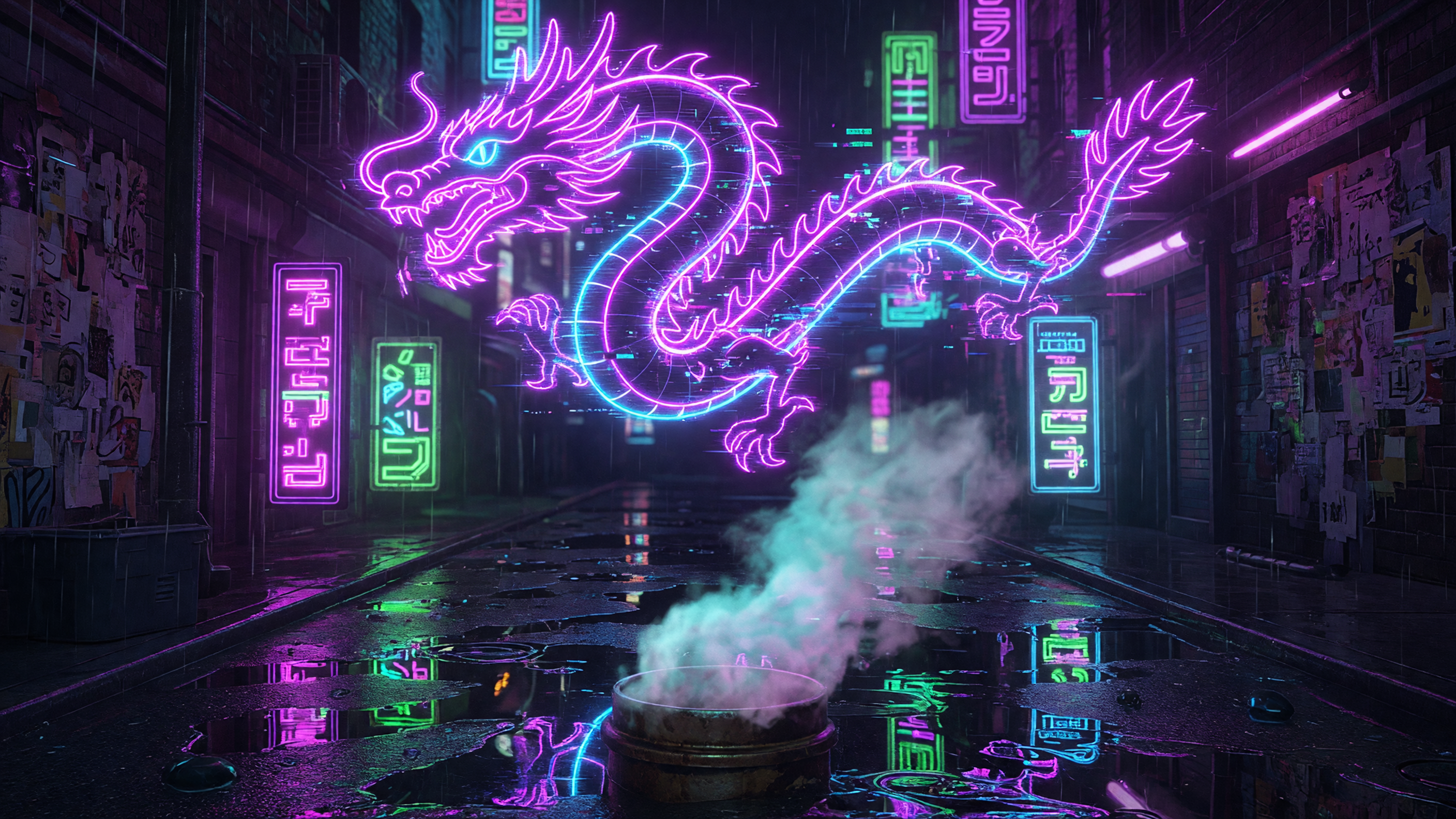 Neon Circuit Heist — Cyberpunk Neon themed lake-social slot