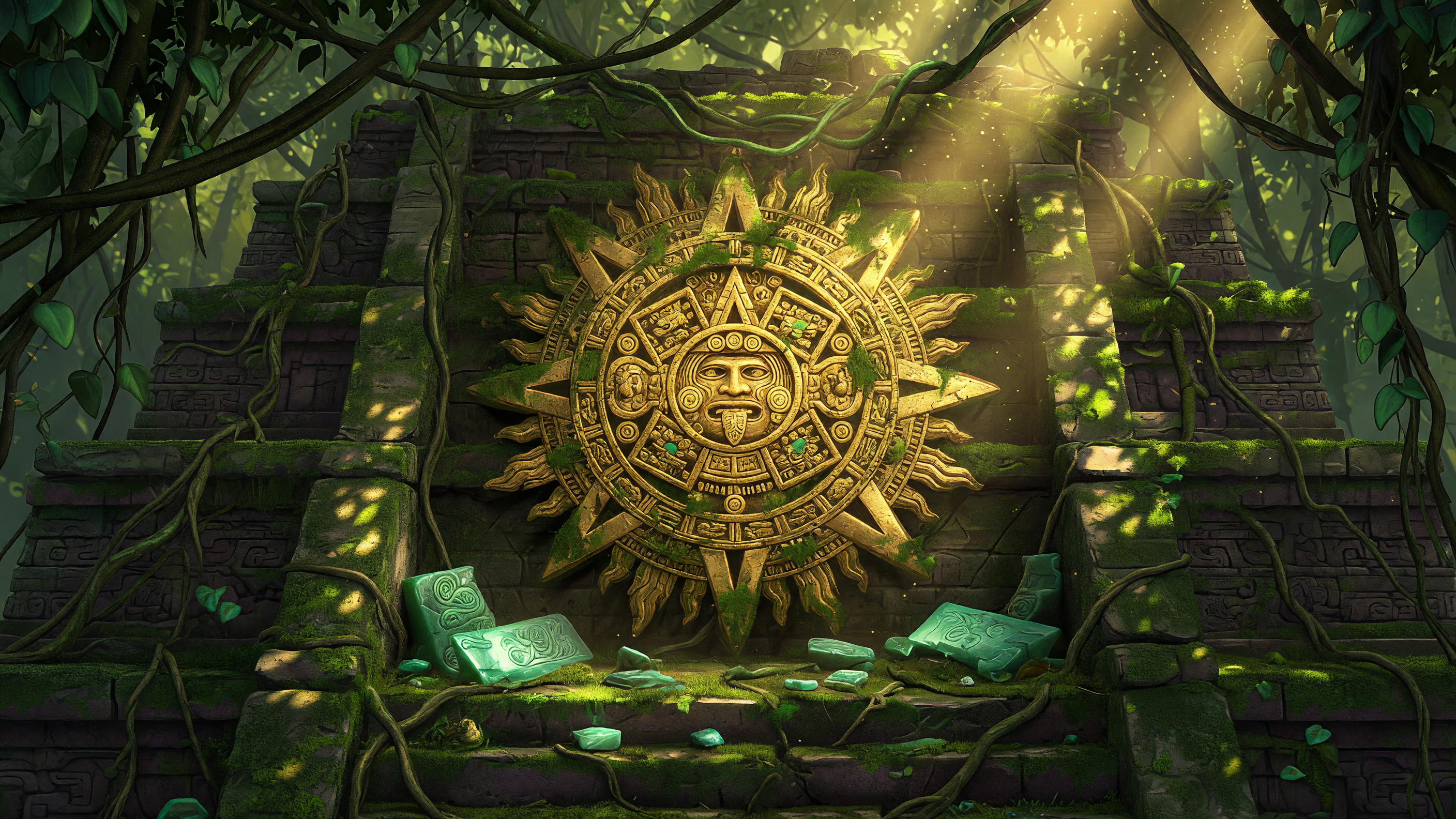 Aztec Sun Idol — Aztec Gold themed lake-social slot