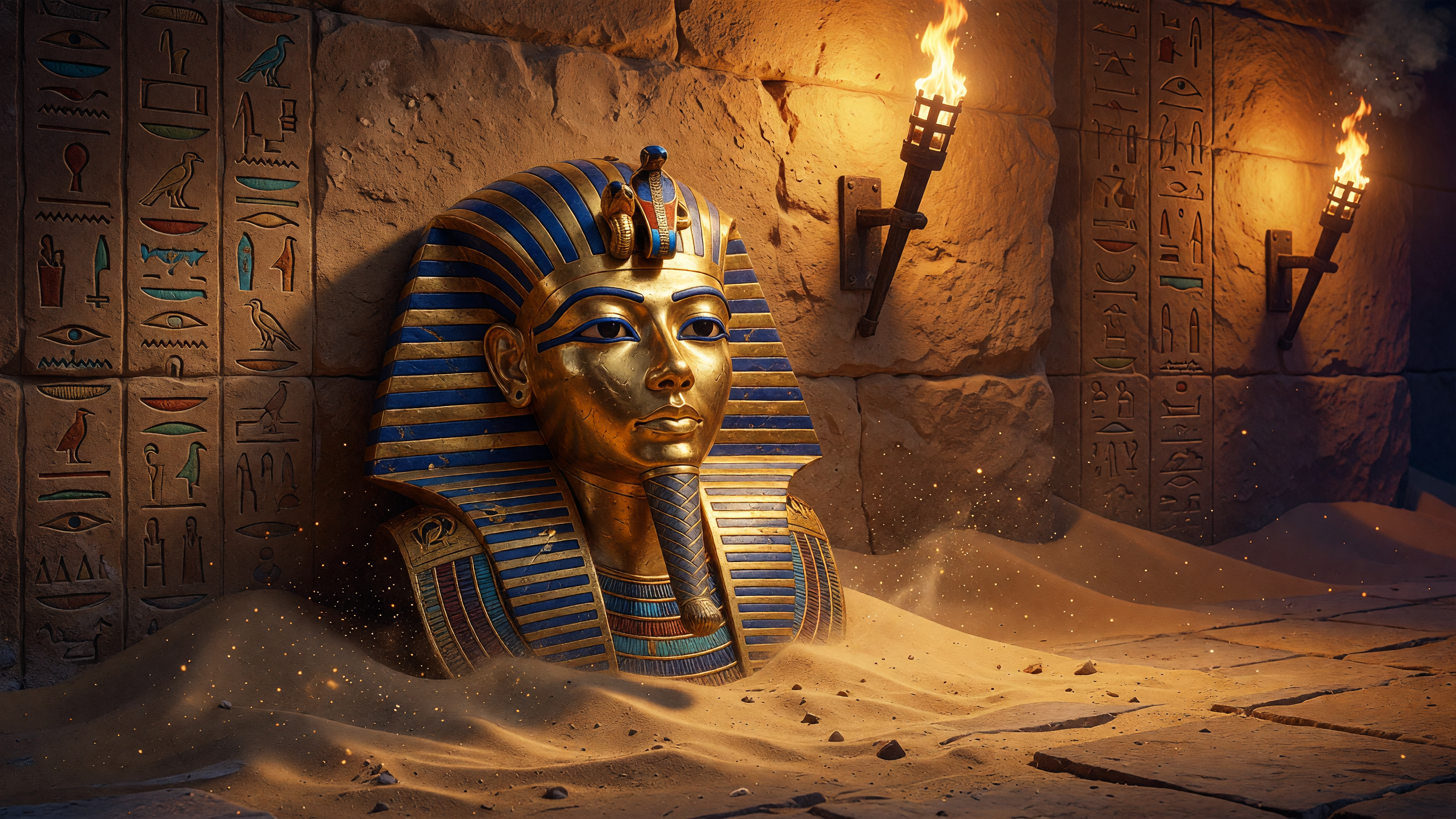 Pharaoh's Gilded Vault — Golden Pharaoh themed lake-social slot